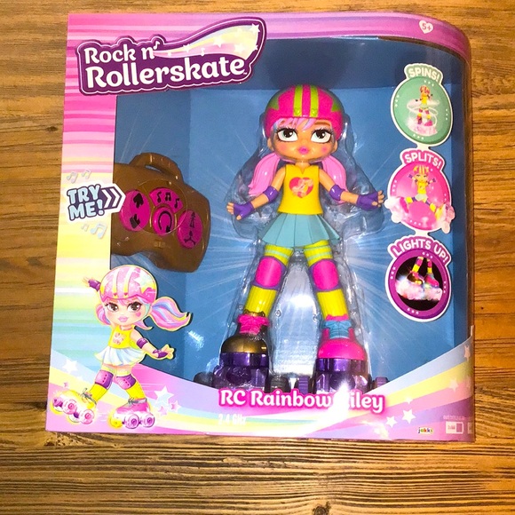 Toys | Rock N Rollerskate Doll Rainbow Riley | Poshmark